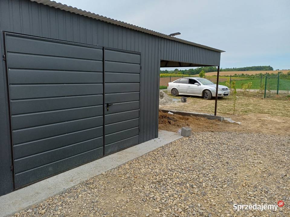 Garaż Blaszany WIATA BoczneMagazynKonstrukcja Sprzedaż Ostrowiec Świętokrzyski sprzedam