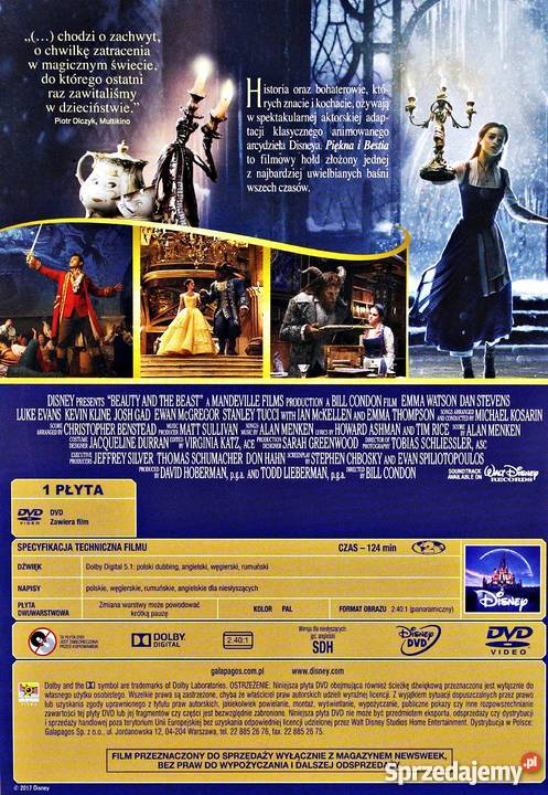 PIĘKNA I BESTIA EMMA WATSON DISNEY Kalisz