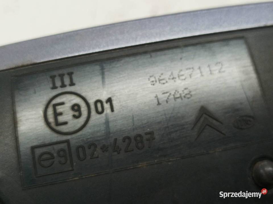 LUSTERKO PRAWE 7PIN EUROPA 96467112 Citroen C4 I