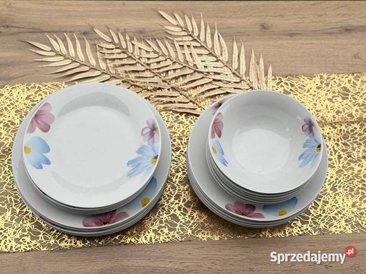 189 Serwis obiadowy 24 elementy stokrotki śląskie Zabrze