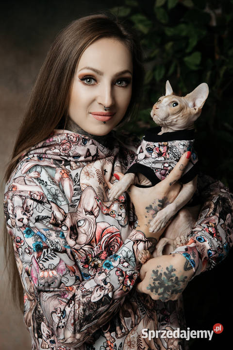 Magic Pet Fashion bluza damska kot sfinks M