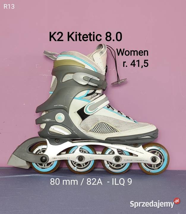 Damskie rolki K2 Kinetic 80 rozmiar 415 27 R13 Skating Jasień sprzedam