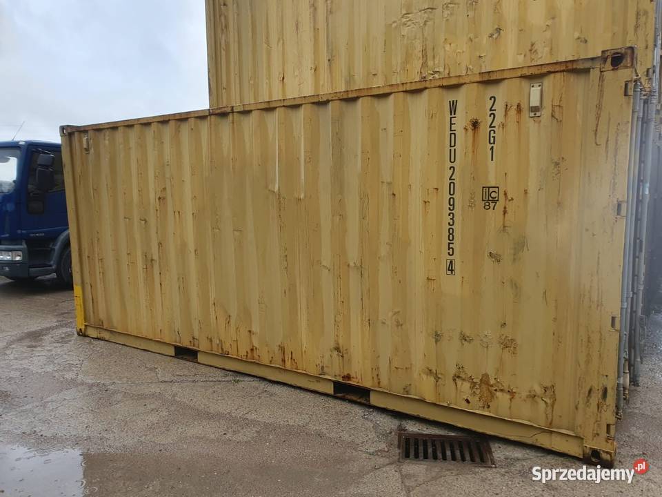 Kontener morski magazynowy 20DV używany 6 m Toruń sprzedam