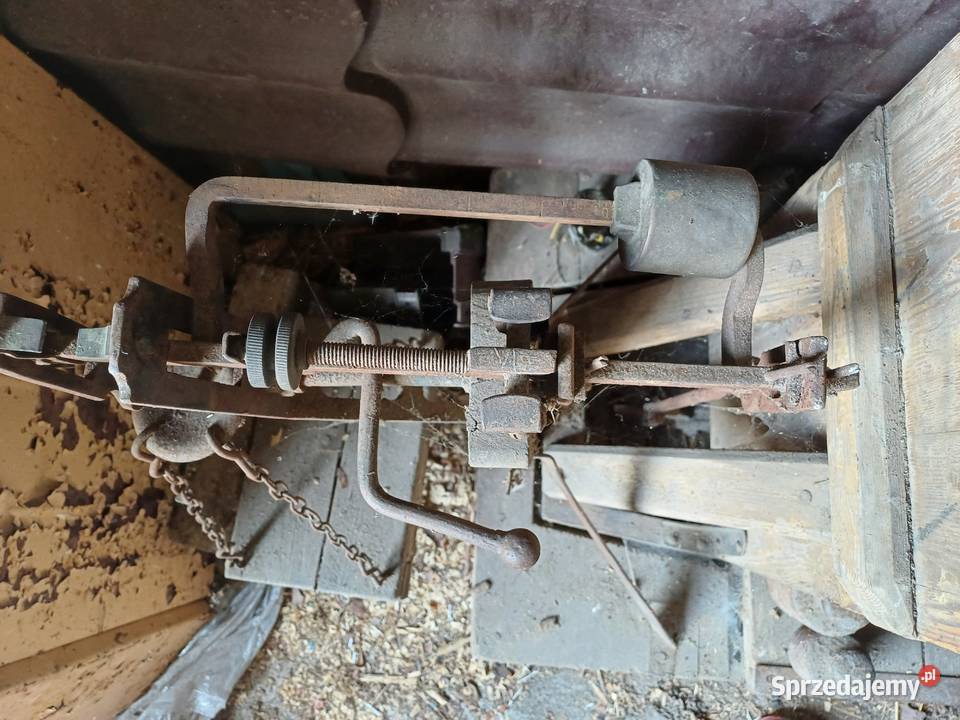 Waga szalkowa dziesiętna rolnicza starodawna Serniki