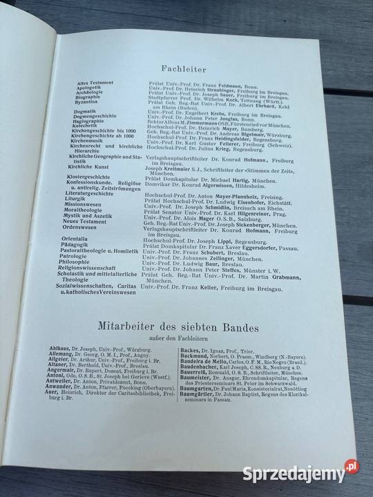 Lexikon Teologii i Kościoła Tom VII 1935 wydanie Poznań