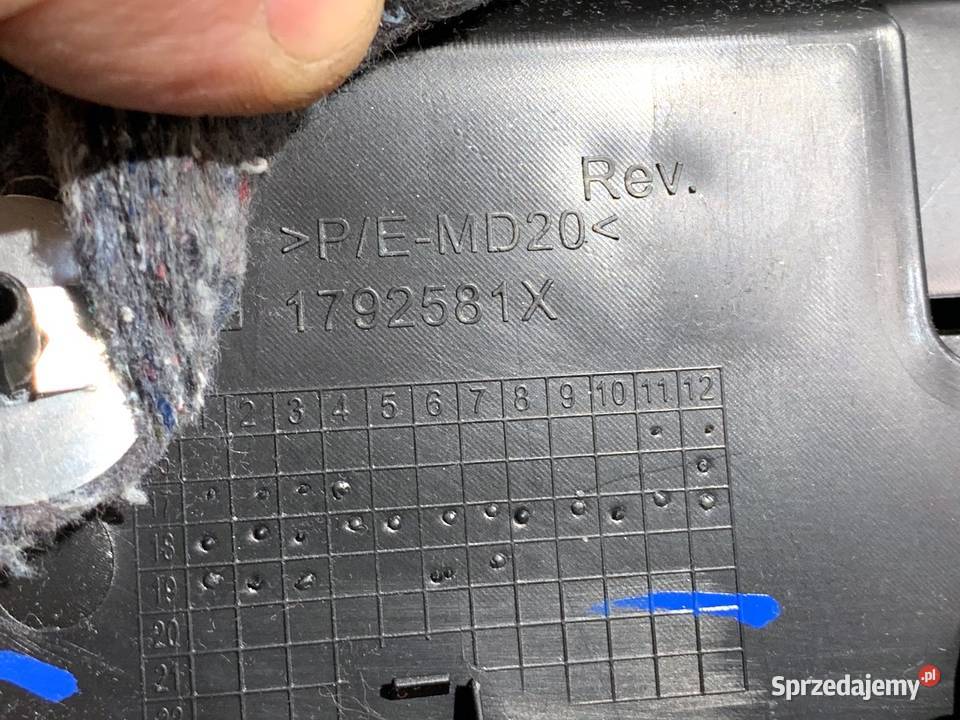 SCHOWEK PASAŻERA PEUGEOT 508 SW II Kombi