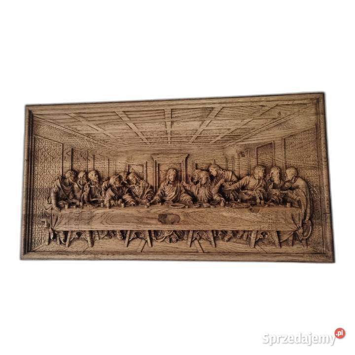 Klasyczny Motyw w Drewnie Obraz Ostatnia Malechowo