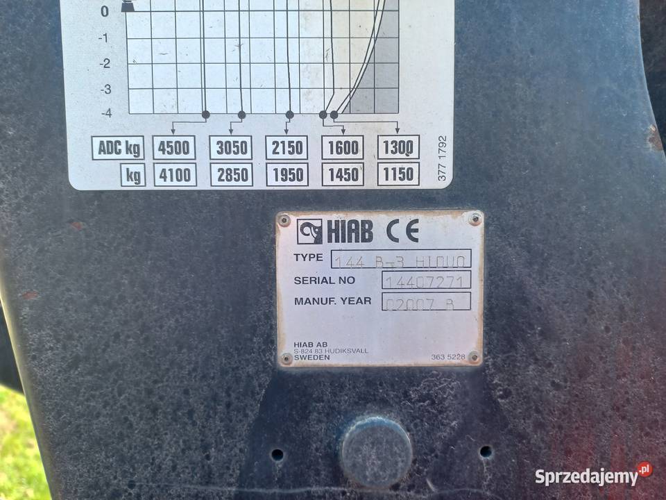 Renault Kerax 410 DXI 6X4 dźwig hds HIAB B3 klimatyzacja podkarpackie Mielec