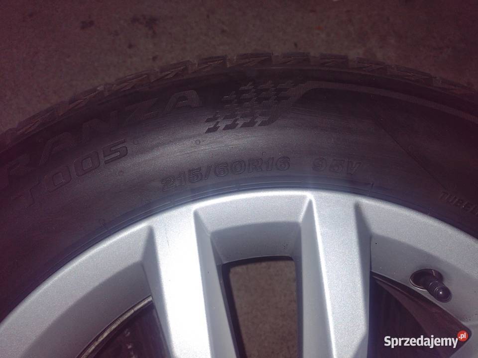 Felgi z oponami 16 VW aluminiowe wielkopolskie Brudzew