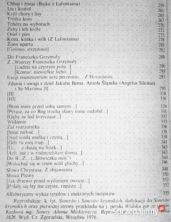 Wybór poezyj Tom 2 Adam Mickiewicz Chełm