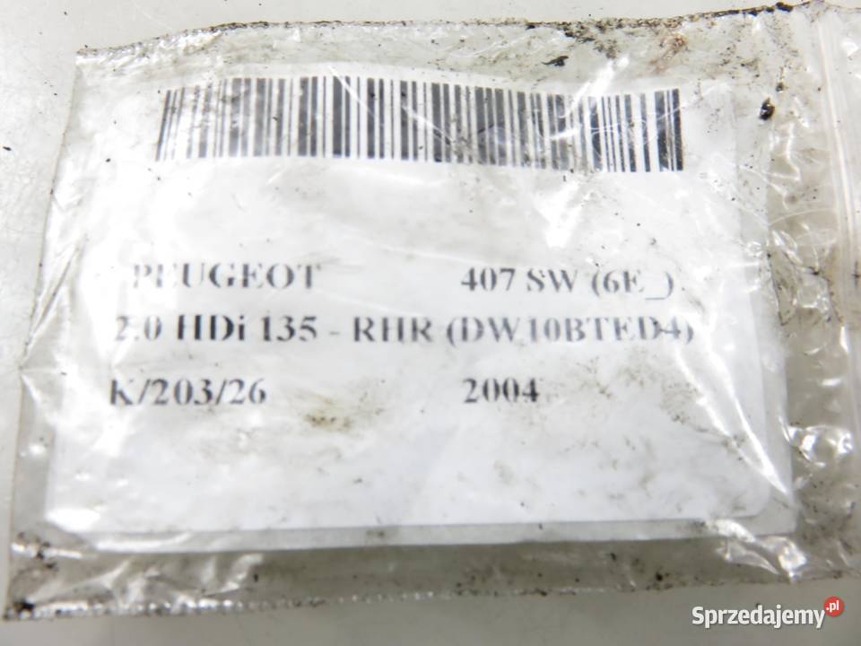 WTRYSKIWACZ PEUGEOT 407 20 HDi 9647247280 sprzedam