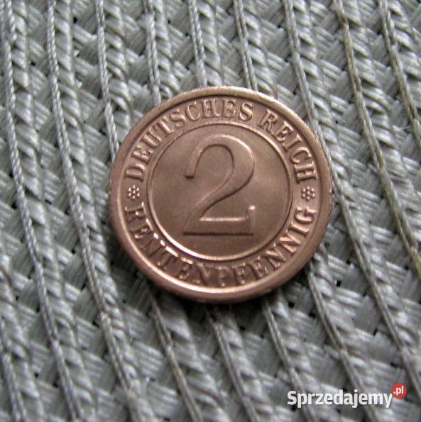 Niemcy 2 Rentenpfennig 1924 A Kalisz