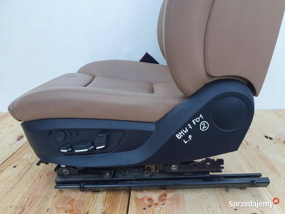 BMW F01 FOTEL FOTELE KOMPLET FOTELI DVD RUDE osobowe Janów