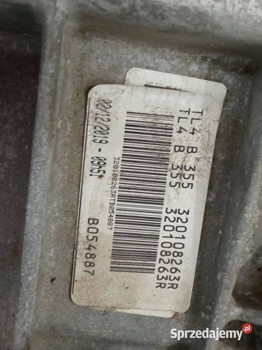 SKRZYNIA BIEGÓW TL4B355 320108263R 13 TCE Dacia Rok produkcji 2019 świętokrzyskie