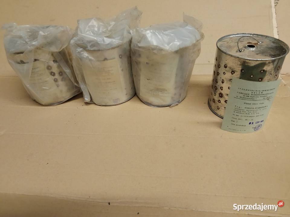 Wkłady filtra oleju WołgaWarszawa benzyna Krypno Wielkie