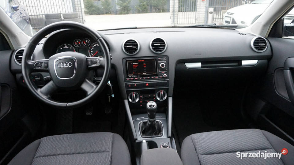 Audi A3 Sportback z Niemiec Gwarancja 8V 2012 czarny Zielona Góra