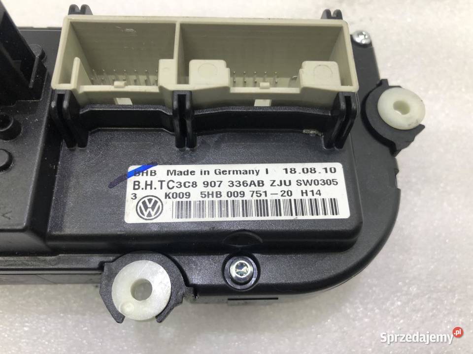 PANEL KLIMATYZACJI 3C8907336AB VW GOLF VI