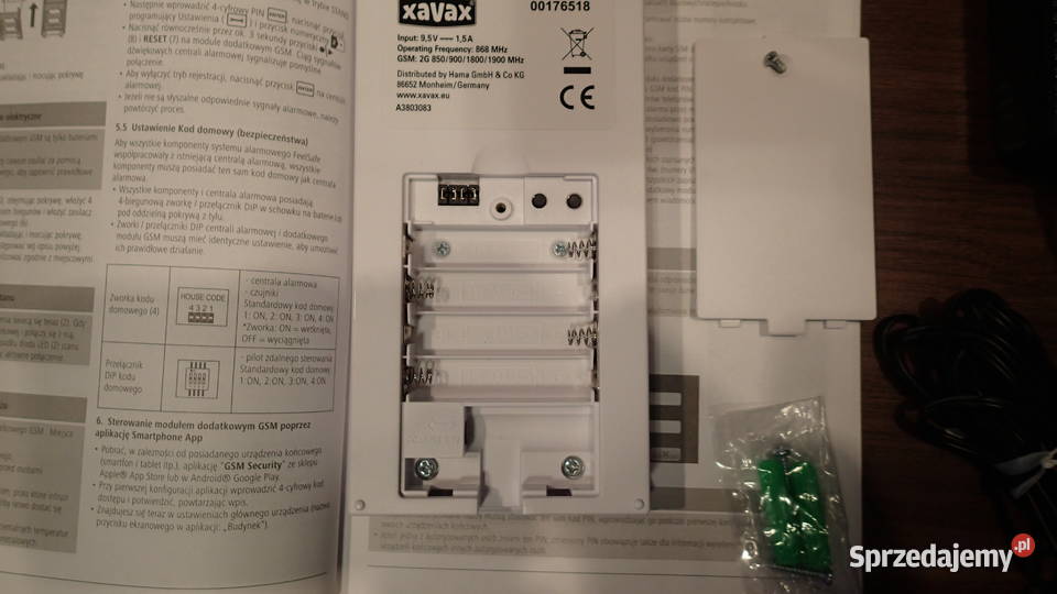 SYSTEM ALARMOWY moduł GSM marki XAVAX Sosnowiec sprzedam