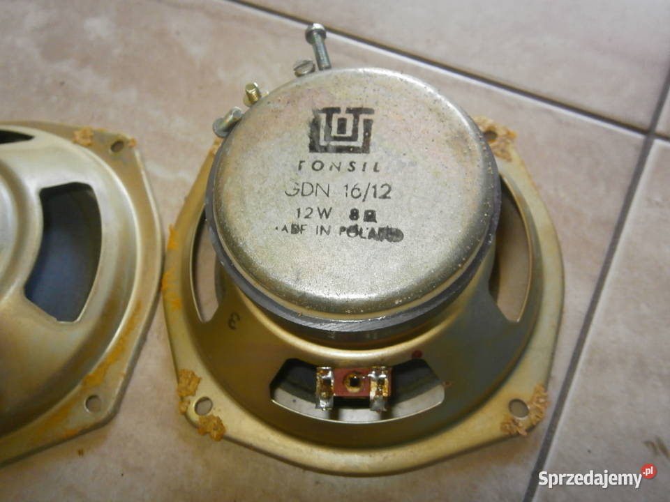 Głośniki GDN 1612 8ohm Tonsil do regeneracji 2 łódzkie Łódź