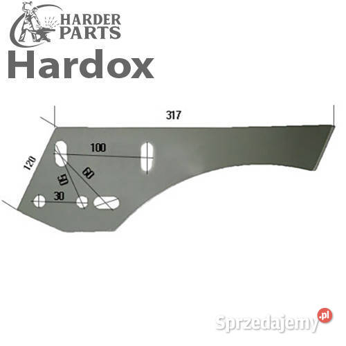 Uchwyt ścinacza HARDOX P26L części do pługa