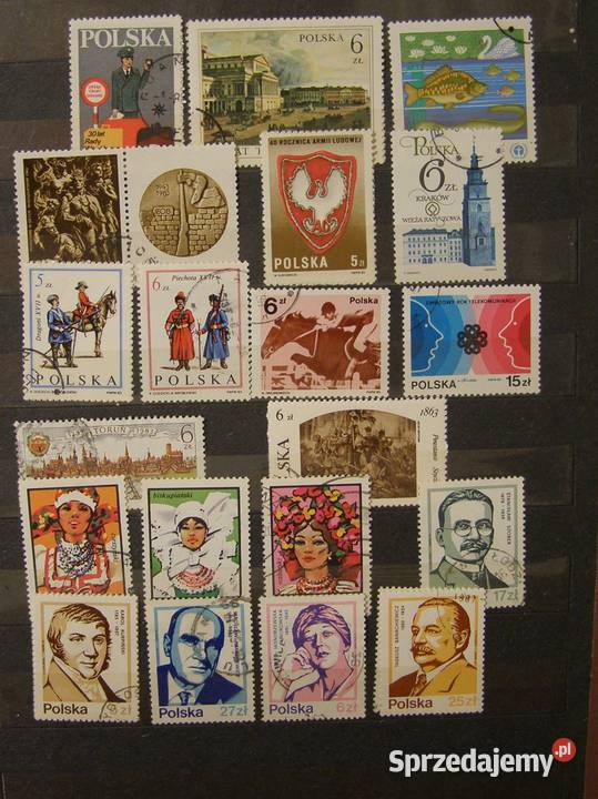 Znaczki pocztowe Polska zestaw 211luzaki łódzkie Łódź