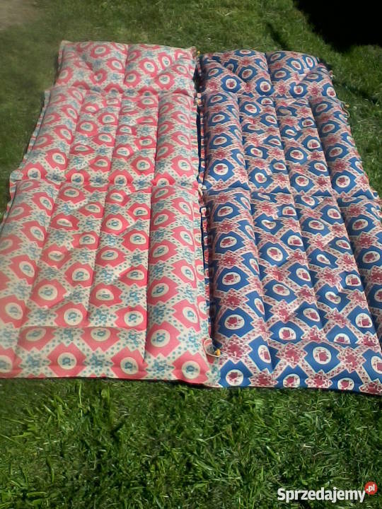 dwa materace na powietrze solidne Materace i śpiwory Świebodzin