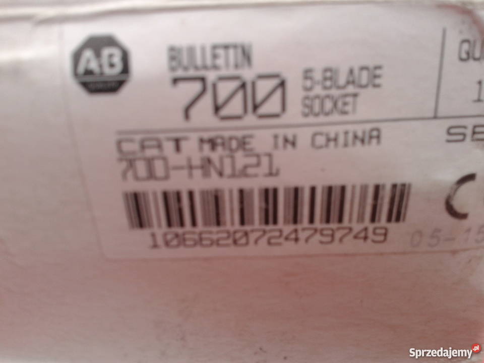 ALLEN BRADLEY 700 HN 121 podstawka Gołębiewo