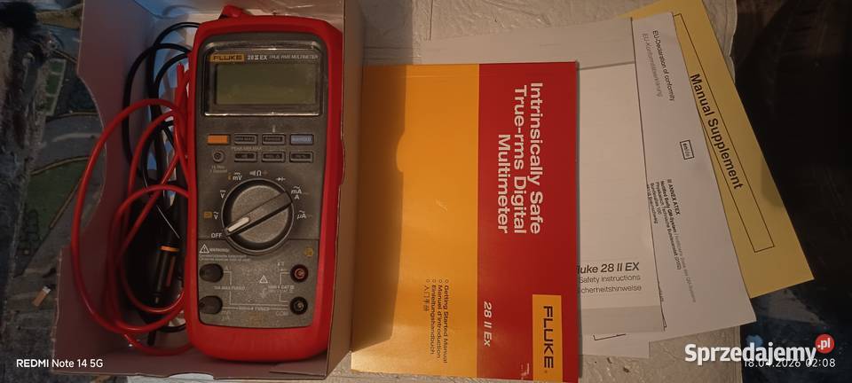iskrobezpieczny multimetr cyfrowy TrueRMS Fluke Sulęcin