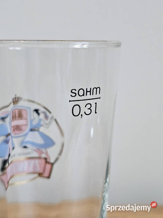 szklanka kufel pokal na piwo Żywiec 03l Krosno