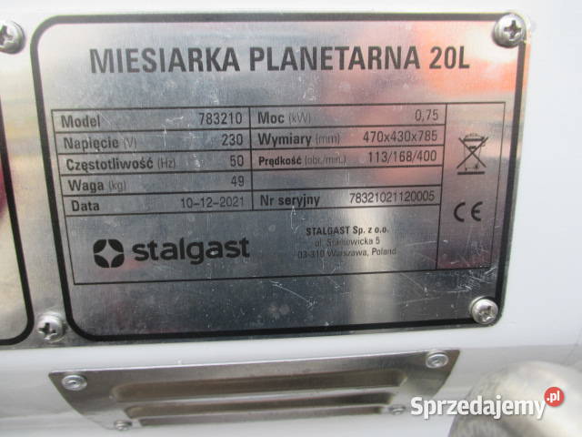 Mieszałka Do Ciasta Mieszarka Mikser Miesiarka Gastronomia Ostrów Wielkopolski