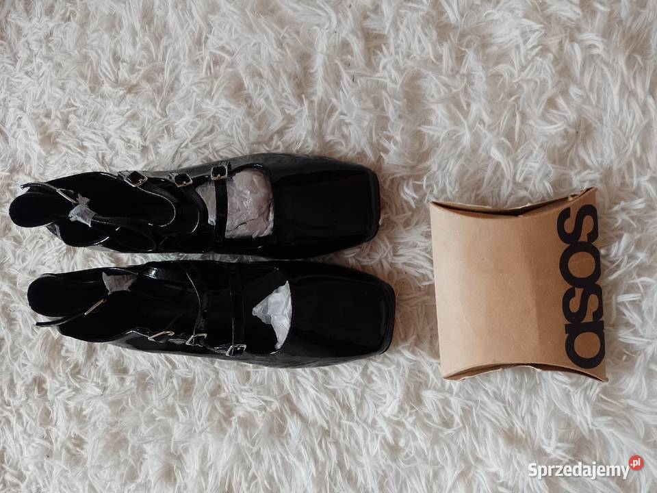 40 ASOS Design Czarne zmysłowe baleriny z Kraków