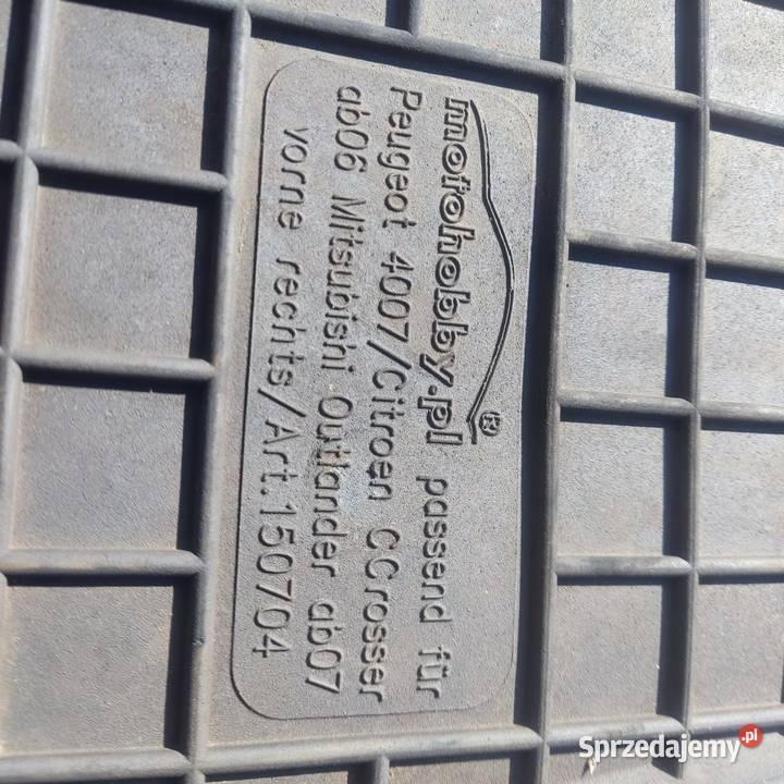 Dywaniki do samochodu Mitsubishi Outlander Kolbuszowa