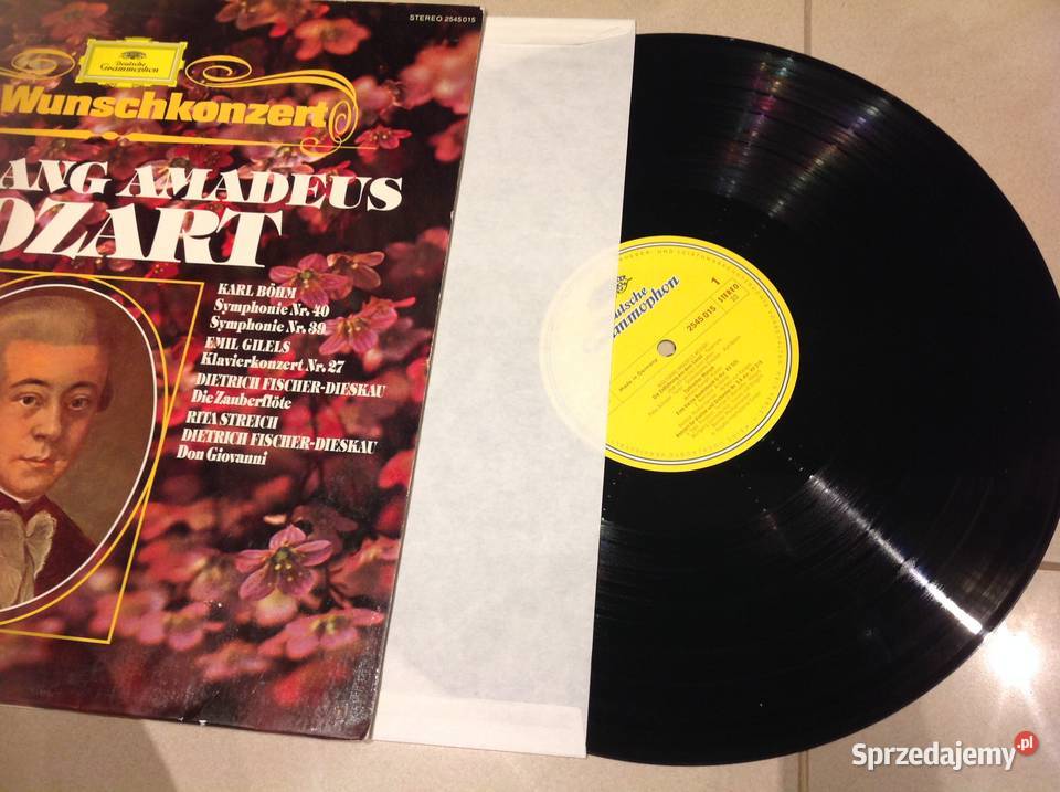 Płyty Winylowa WOLFGANG AMADEUS MOZART Pozostałe Nowa Sól