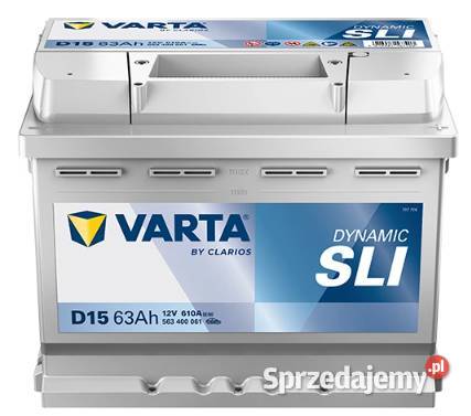 Akumulator 63Ah VARTA Silver D15 12V 610A mazowieckie Płock