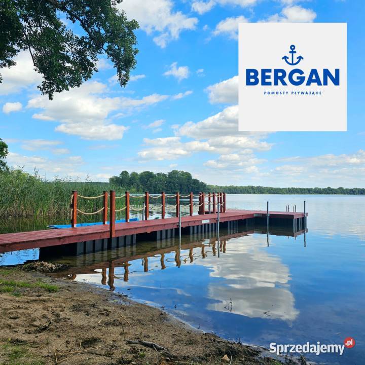 Pomosty pływające na pływakach pomost pływający Międzychód