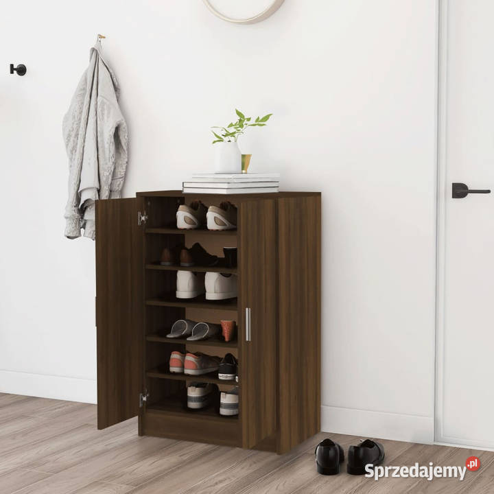Szafka na buty brązowy dąb 60x35x92 WM816013 Warszawa