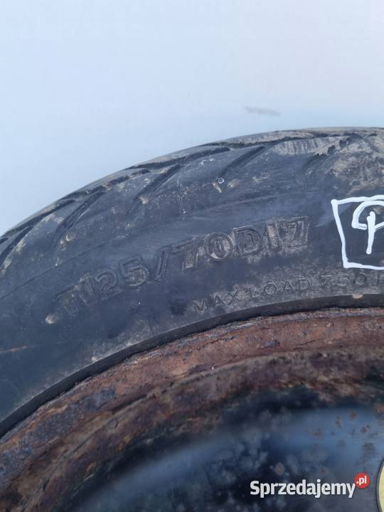 KOŁO ZAPASOWE DOJAZDOWE 12570 Toyota Avenis T25 Rudka