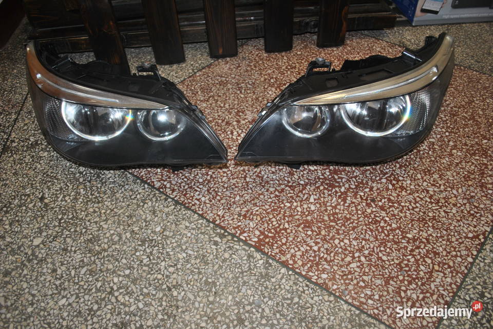 Lampy przód przednie BMW E60 E61 PRZEDLIFT