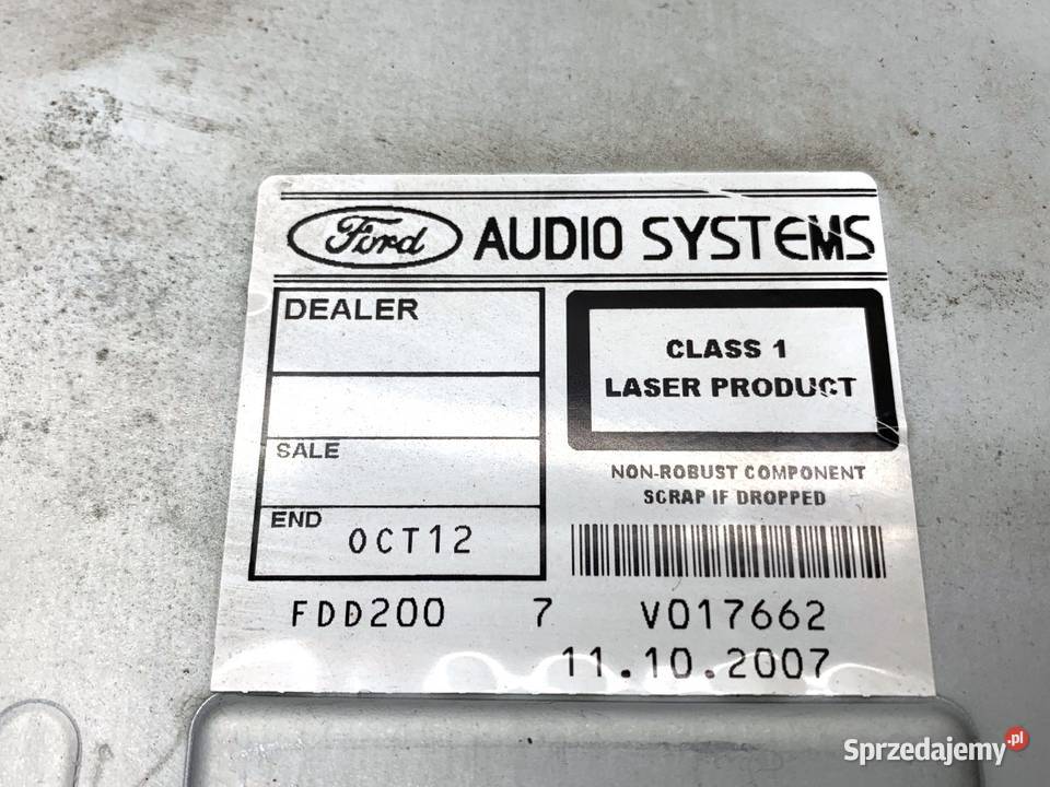 RADIO FORD FOCUS C 7M5T18C815AB 0307 ODTWARZACZ sprzedam