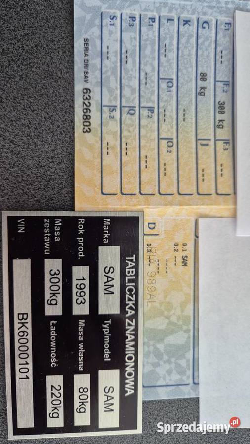 Przyczepka samochodowa Hryniewicze