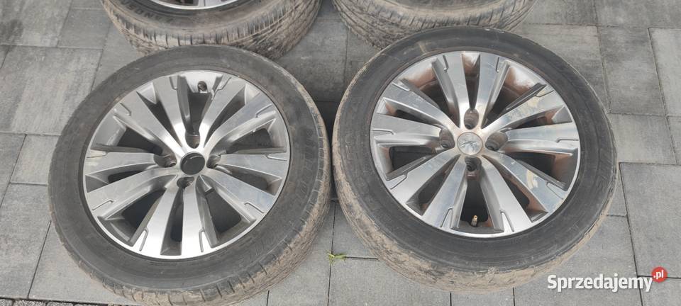 Alufelgi z oponami 4x108 17 Peugeot Citroen Rzeszów sprzedam