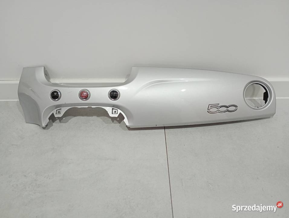 Dekor deski Fiat 500 nakładka konsoli 07 osobowe Motoryzacja