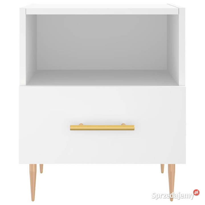 Szafki nocne 2 białe 40x35x475 WM827405 Warszawa