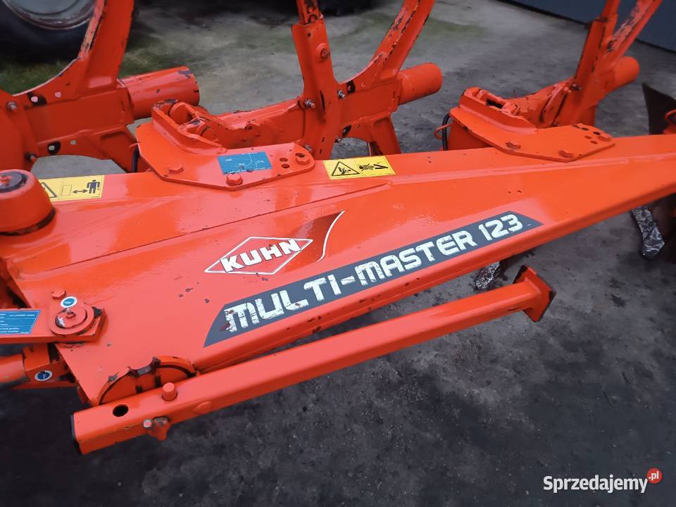 Pług Kuhn multimaster 123 2017 MAŁO UŻYWANY Maszyny uprawowe Suwałki