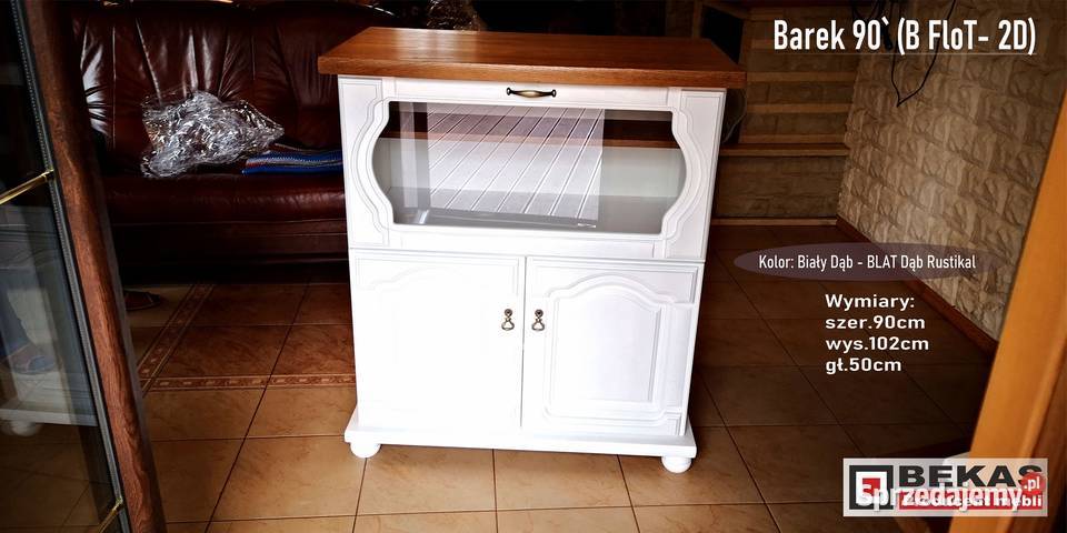 Śliczna Komoda Barek 90 1B2S Orzech Dąb Płock