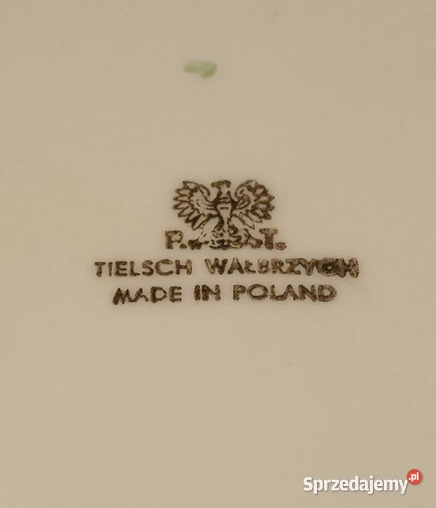 Taca porcelanowa PT Tielsch Wałbrzych różany Warszawa