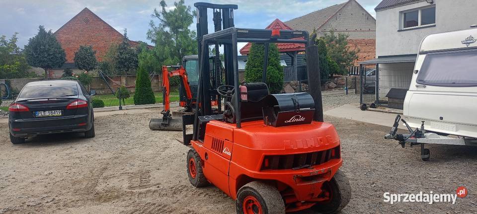 Wózek widłowy Linde h30 LPG duplex 37m wielkopolskie Leszno sprzedam