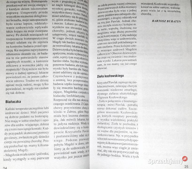 Naturalne metody uzdrawiania Krzysztof Pawlak Chełm