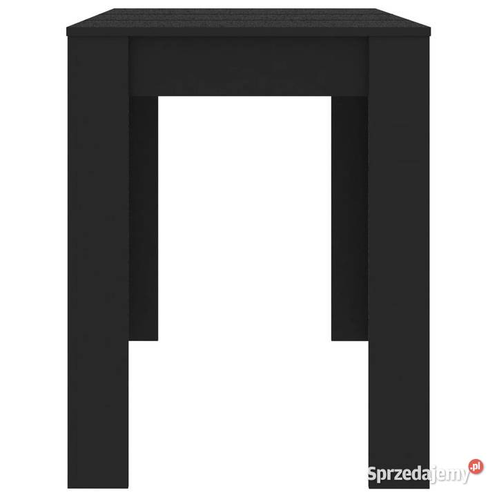 Stół jadalniany czarny 120x60x76 materiał Stoły Warszawa