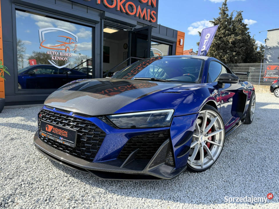 Audi R8 Coupe Doinwestowana Dużo CARBONU elektryczne lusterka Bydgoszcz